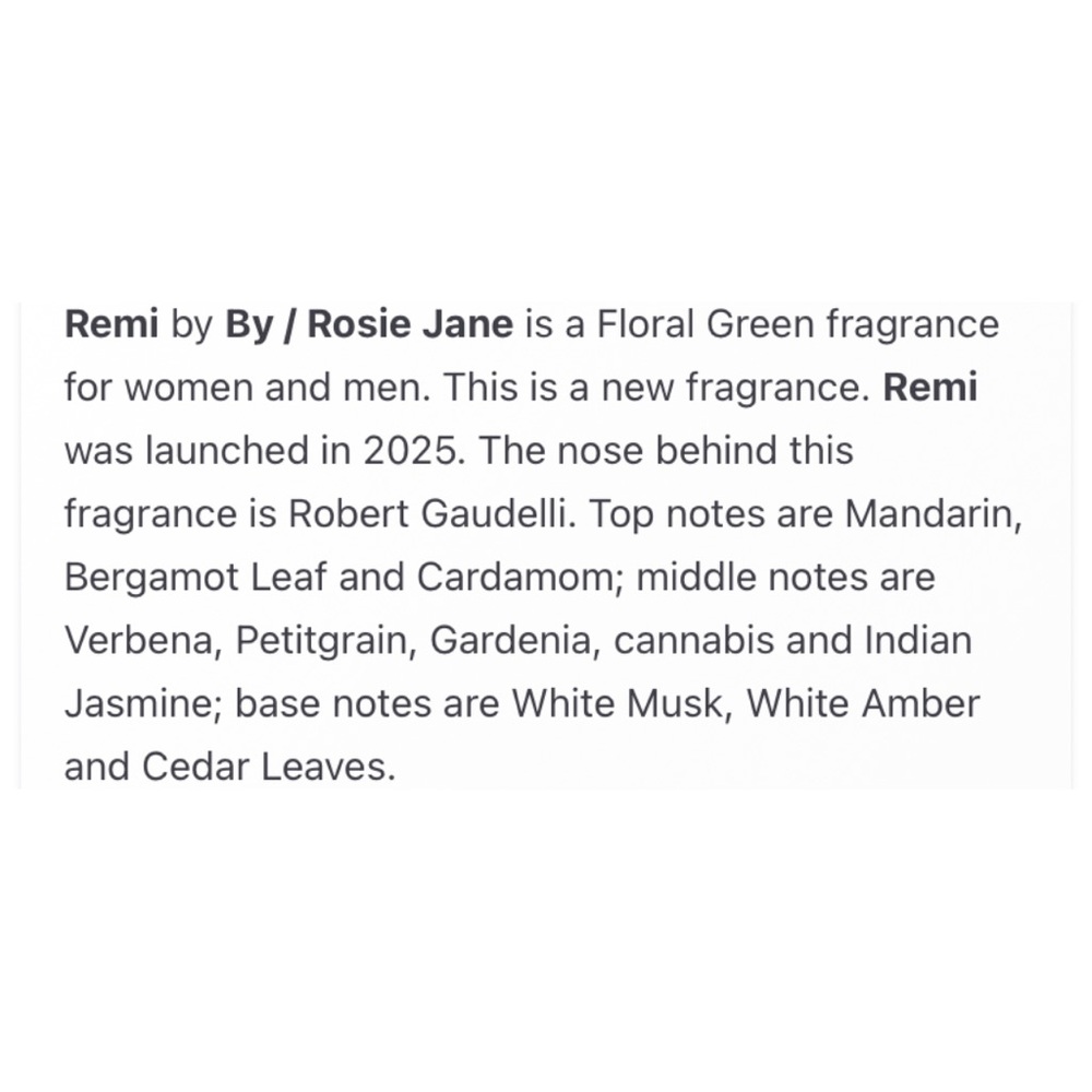 BY ROSIE JANE Remi Eau de Parfum Spray - .33 fl oz NIB - Picture 6 of 6